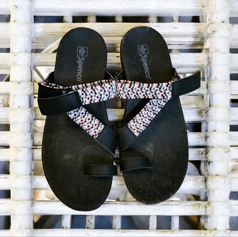 Spenco Women's Island Slide Sandal - Black, Size W10